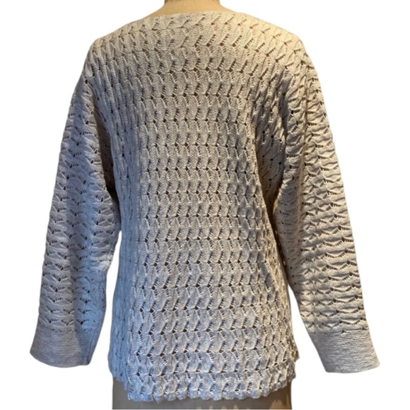 Quiksilver Lightweight Sweater in Natural Beige Size Large - Picture 6 of 14